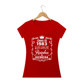 Nome do produtoCamiseta Personalizada Aniversário - 40 anos - Junho de 1983