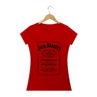Nome do produtoCamiseta Babylook Jack Daniels - Estampa Preta - Camisetas de Boteco
