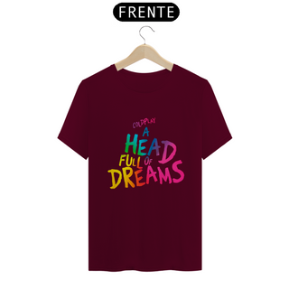 Nome do produtoCamiseta Coldplay A Head Full Of Dreams - Lettering