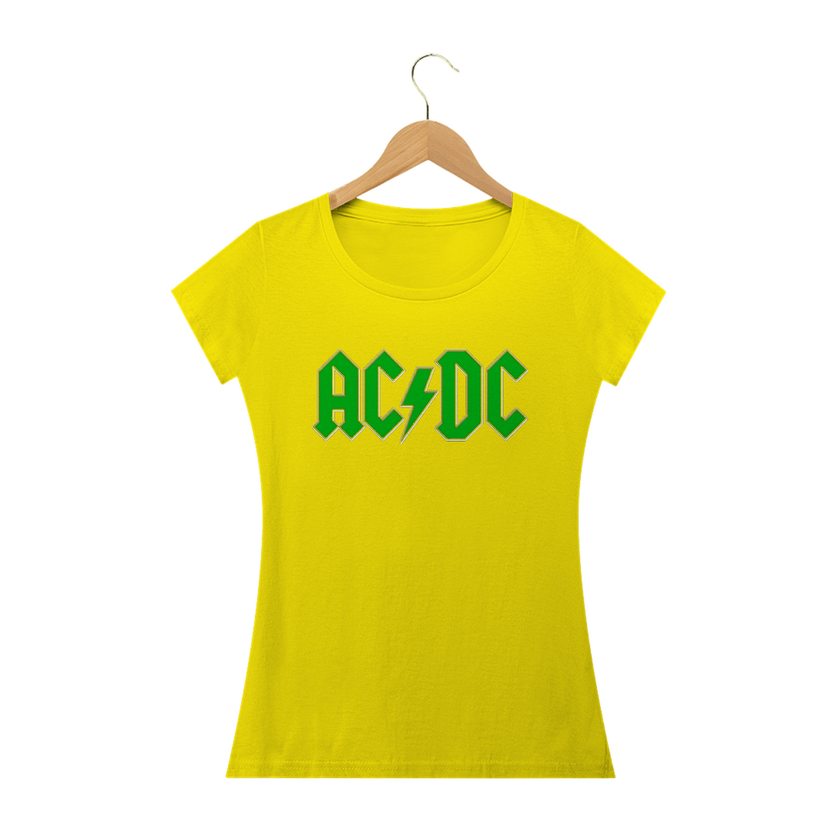 Nome do produto: Camisa AC/DC - Copa 2022 - amarelinha - Baby Long
