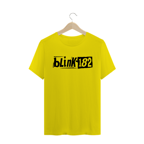 Camisa Blink 182 - Logo New Era - Tour 2023 - Amarela
