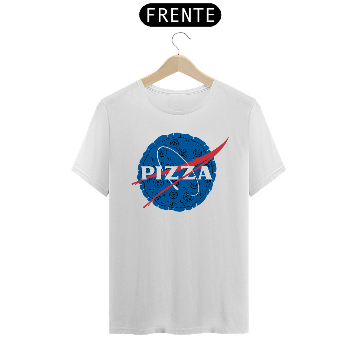Nome do produto: Camisa Phood - Pizza (Nasa)