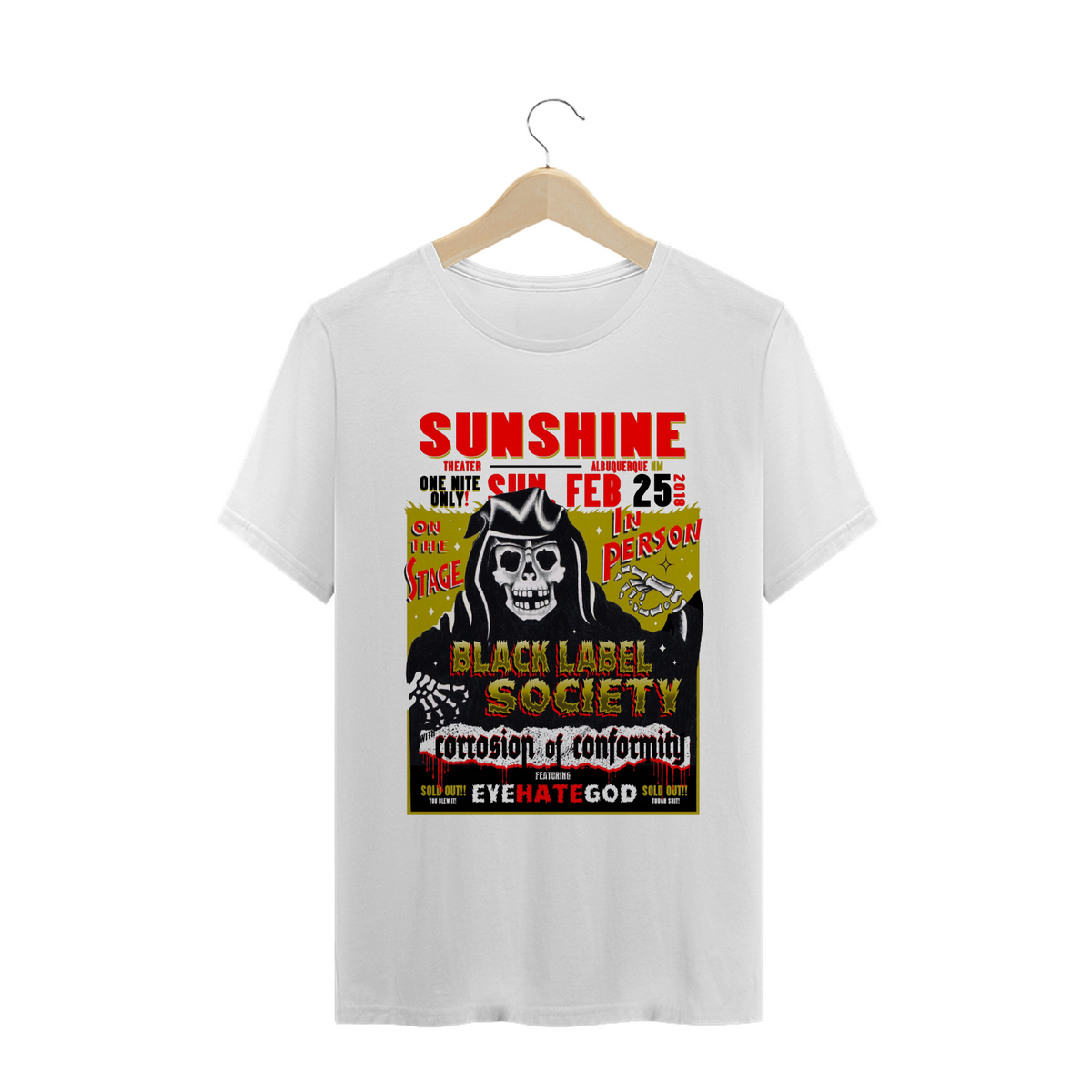 Nome do produto: Camisa Black Label Society - Sunshine Fest 2018