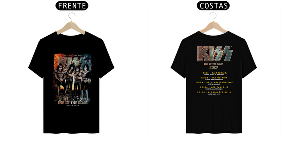 Camisa Kiss - End Of The Road - Tour Brasil 2023