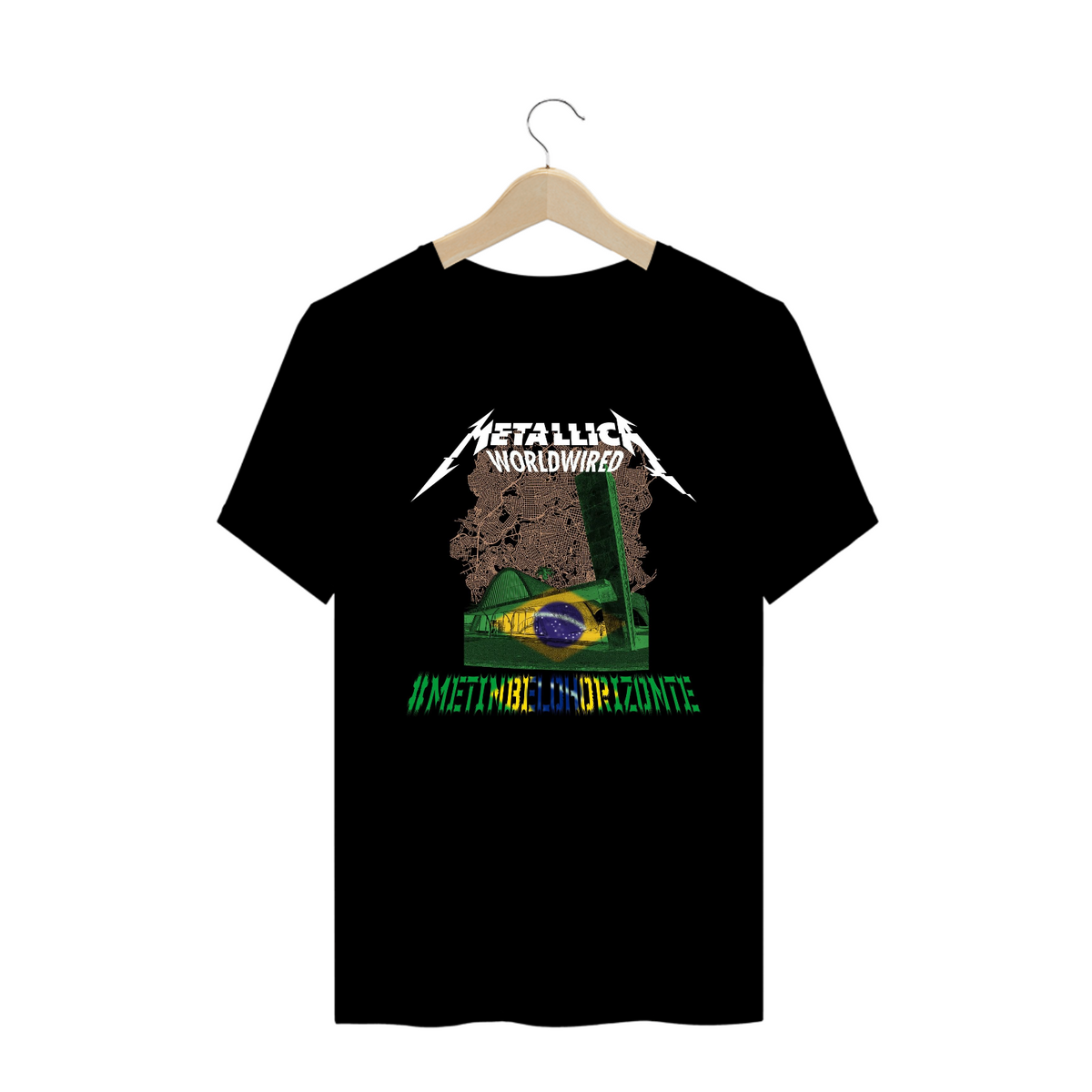 Nome do produto: Camisa - Metallica - Worldwirde - Belo Horizonte 2022