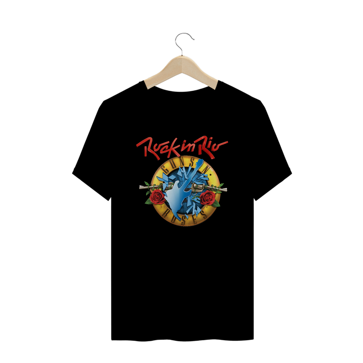 Nome do produto: Camisa Rock In Rio - Guns N\' Roses