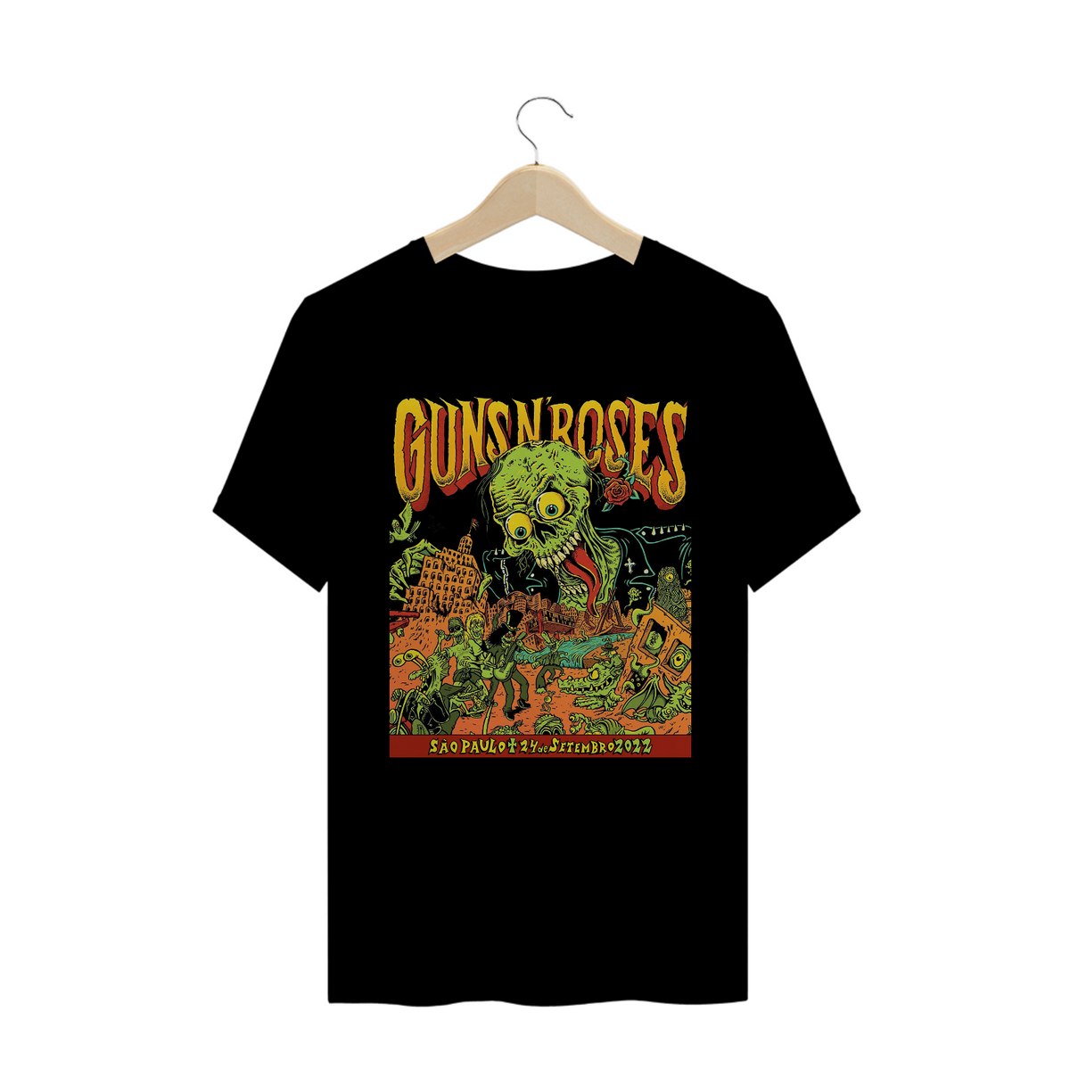 Nome do produto: Camisa Guns N\' Roses - São Paulo 2022