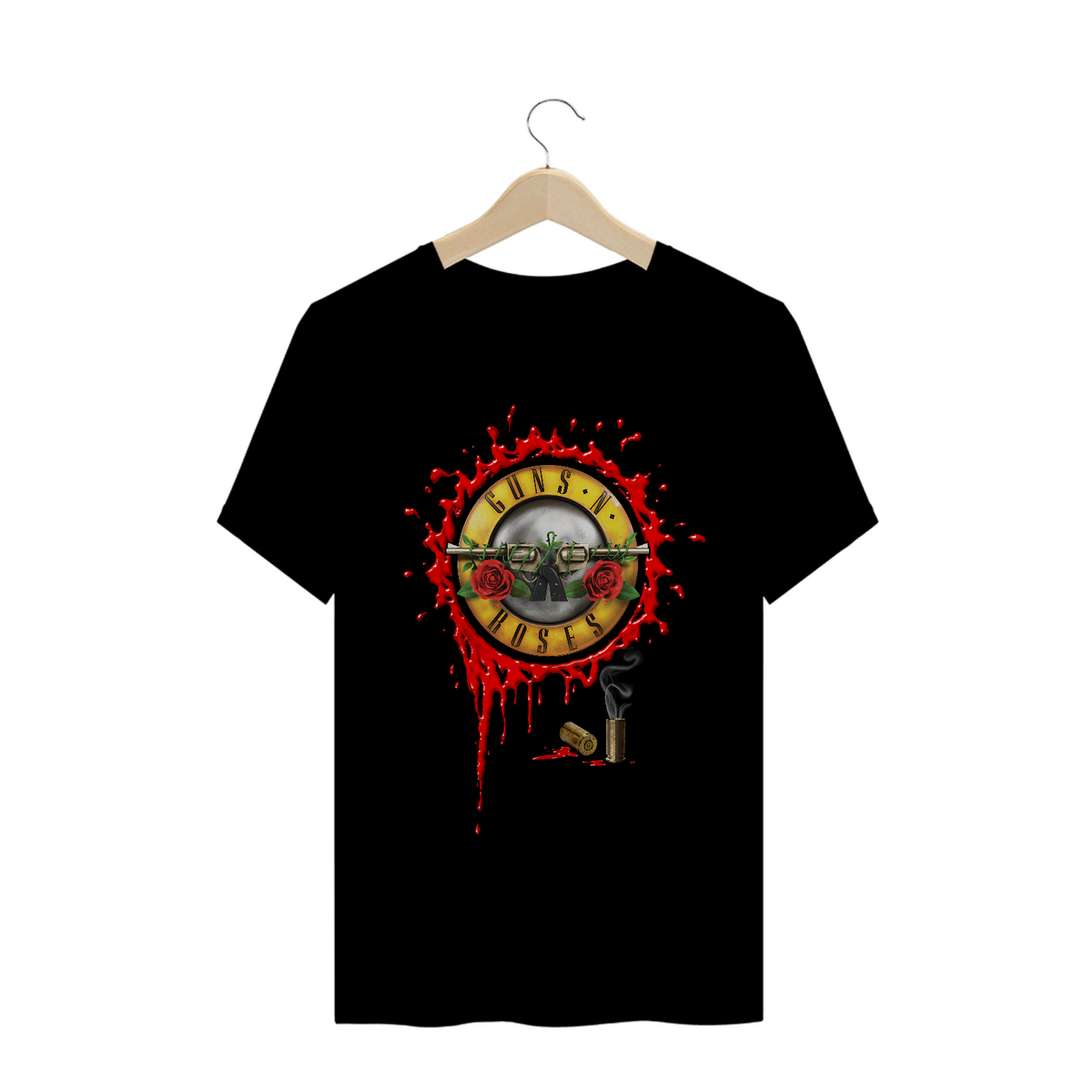 Nome do produto: Camisa Guns N\' Roses - Bullet com sangue
