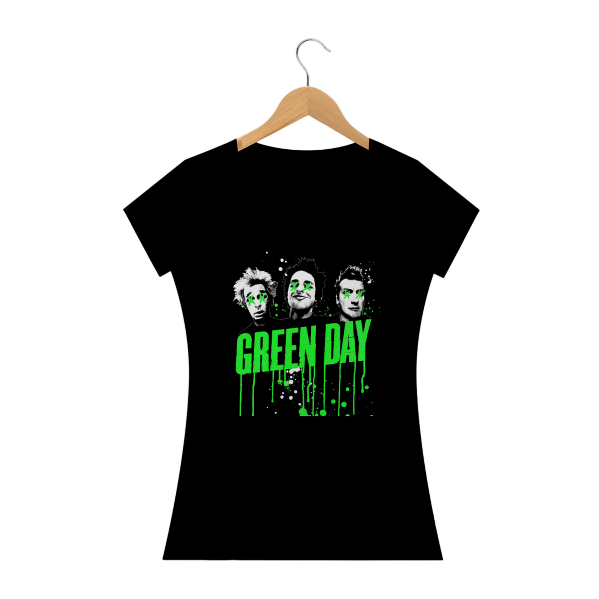 Nome do produto: Camisa Green Day - Baby Long