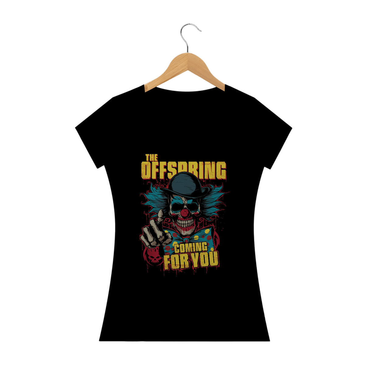 Nome do produto: Camisa The Offspring - Coming For You palhaço - Baby Long