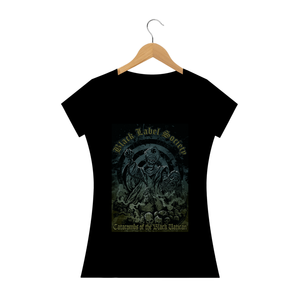 Nome do produto: Camisa Black Label Society - Catacoms Of The Black Vatican - Baby look