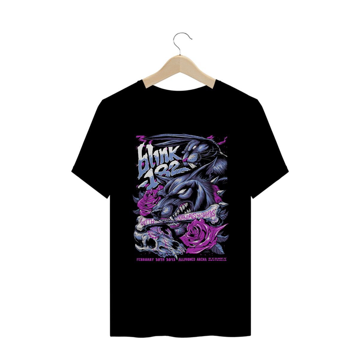 Nome do produto: Camisa Blink-182 - Sydney 2013
