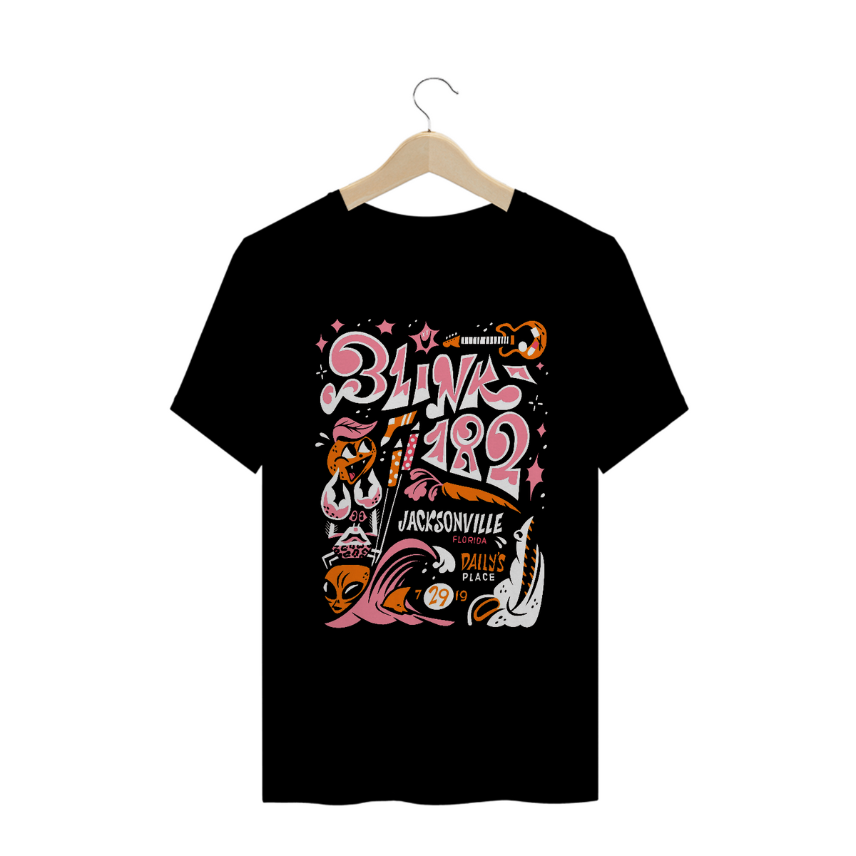 Nome do produto: Camisa Blink-182 - Jacksonville 2019