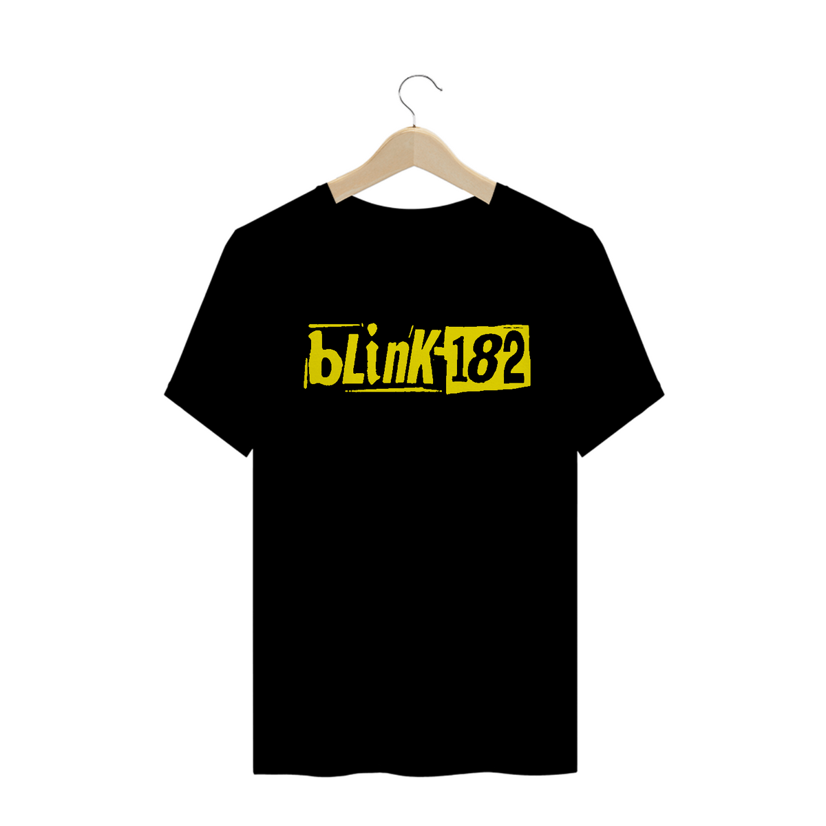 Nome do produto: Camisa Blink 182 - Logo New Era - Tour 2023 - Preta