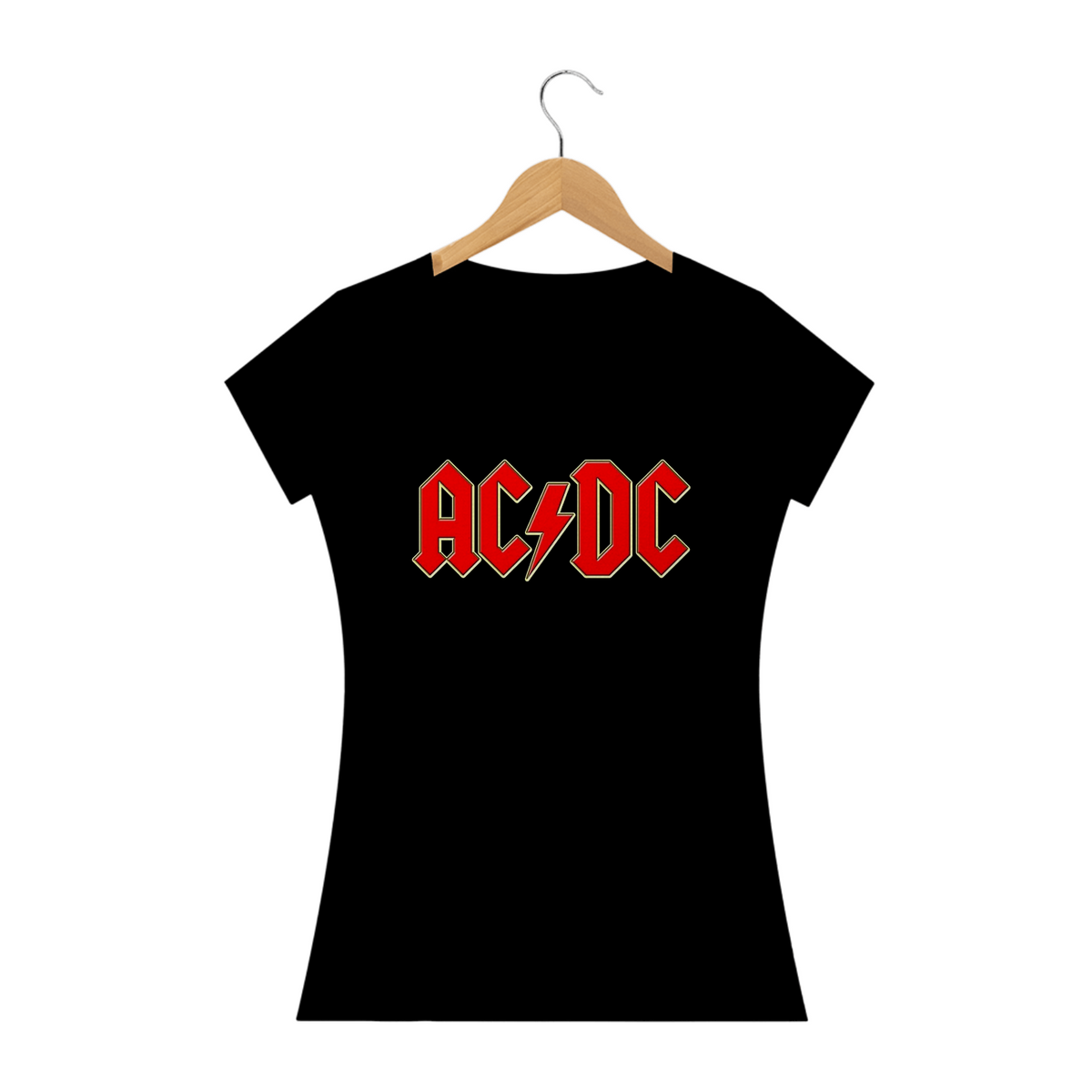 Nome do produto: Camisa AC/DC - Baby Long