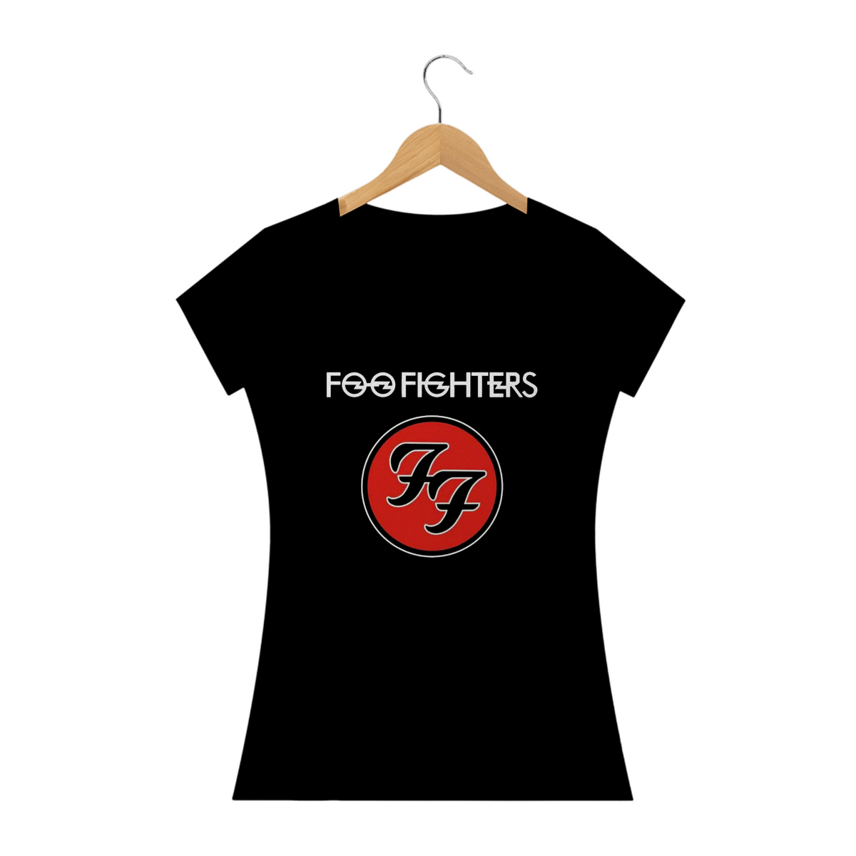 Nome do produto: Camisa Foo Fighters - Baby Long