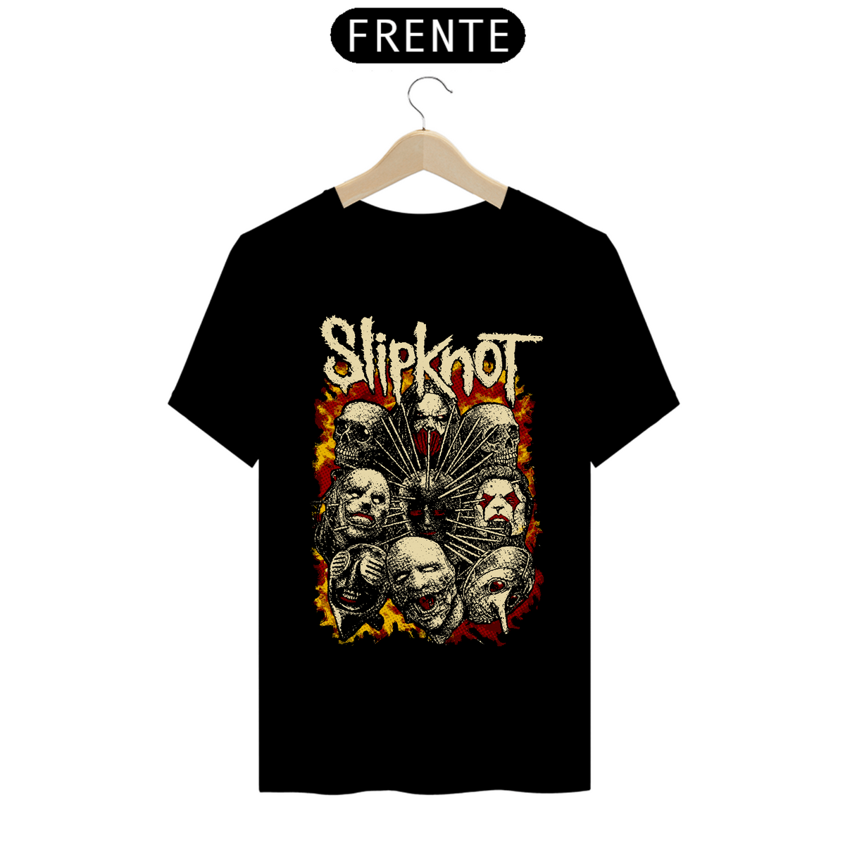 Nome do produto: Camisa Slipknot - Fogo