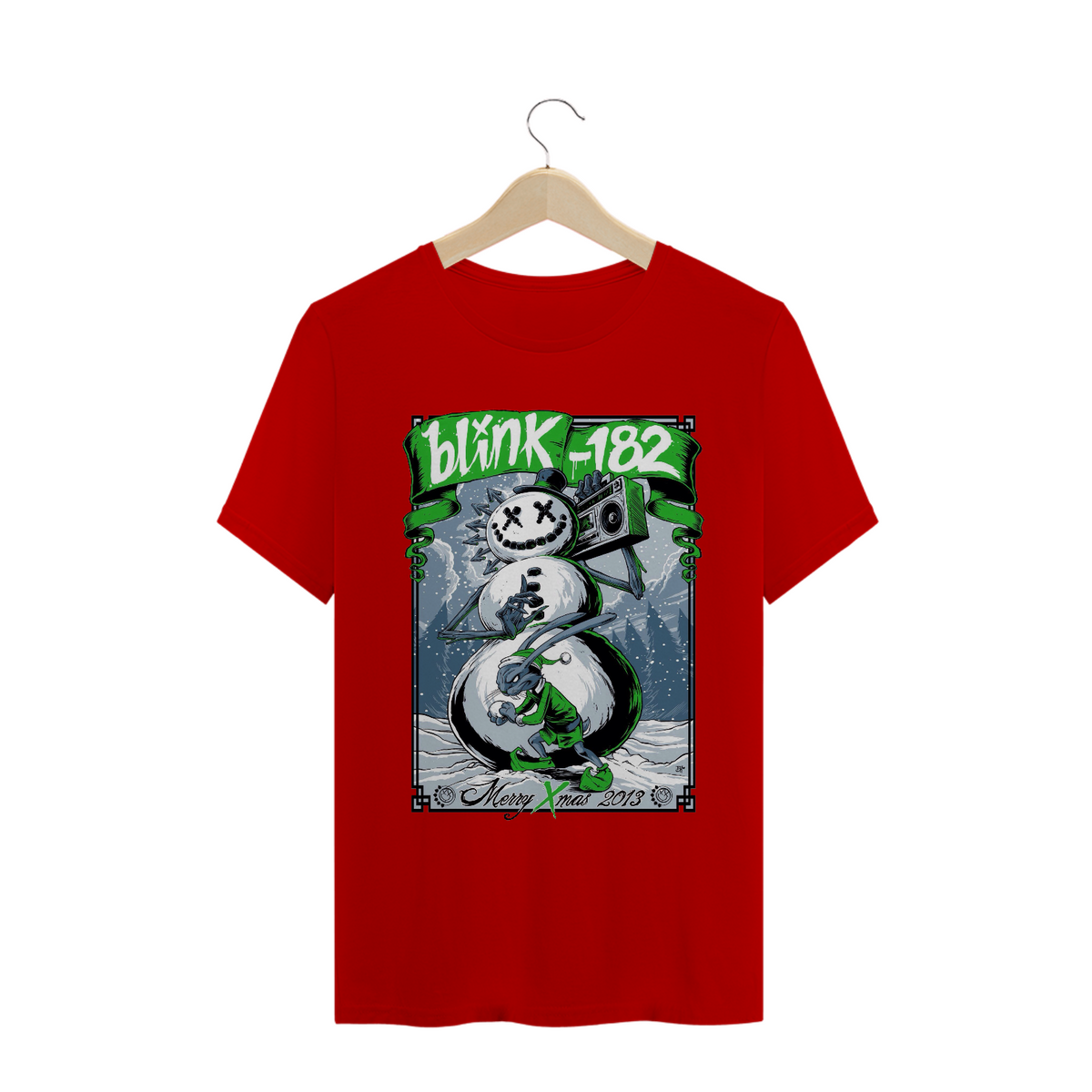Nome do produto: Camisa Blink-182 - Xmas 2013