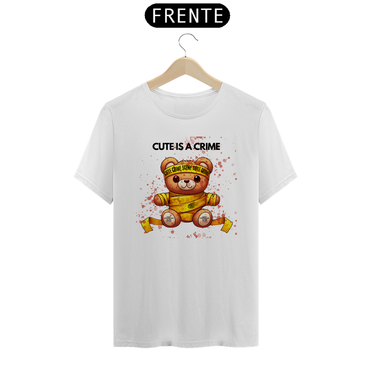 Nome do produto: T-shirt Cute is a Crime