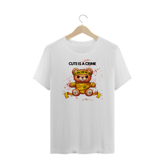 Nome do produtoT-shirt Pluz Size Cute is a Crime