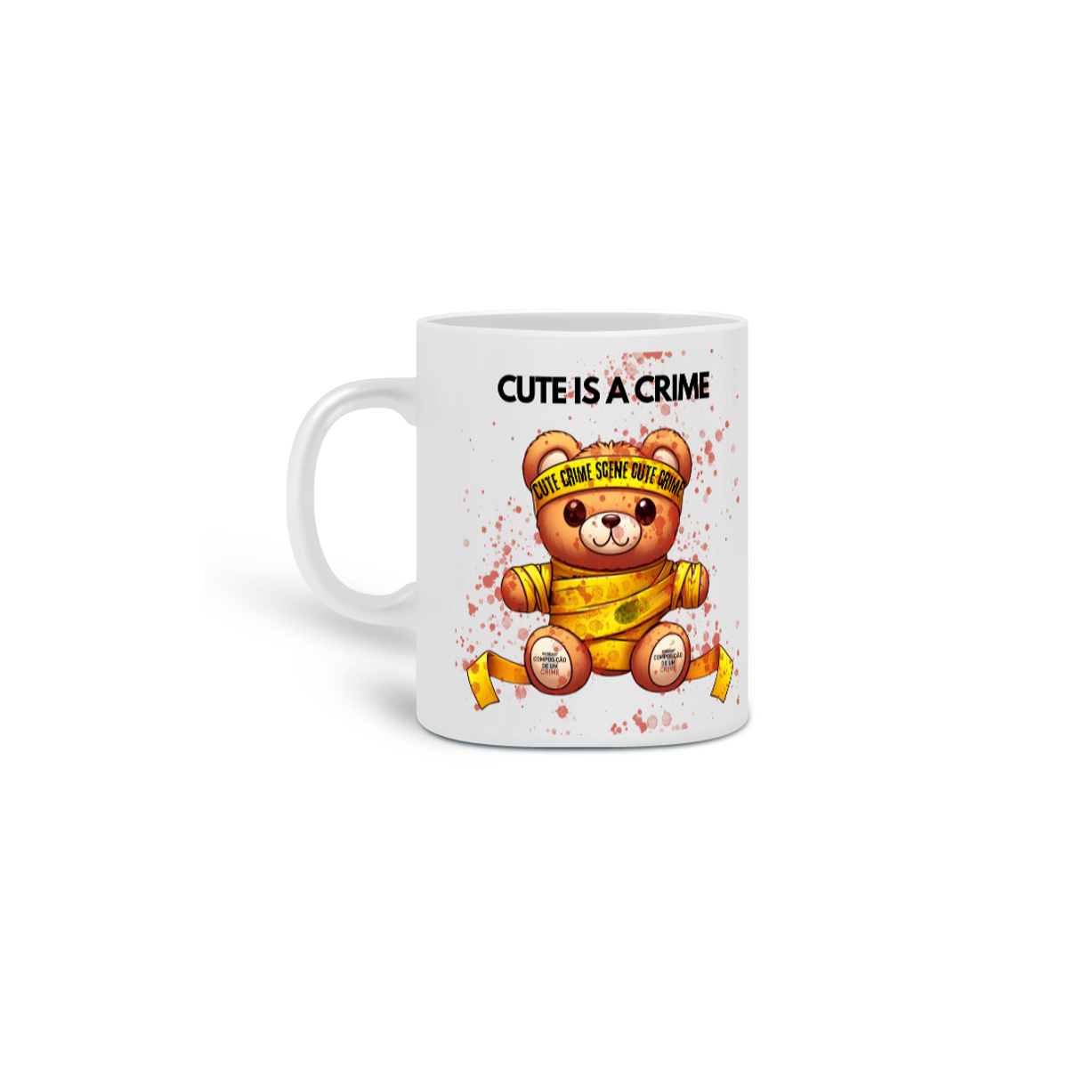 Nome do produto: Caneca Cute is a Crime