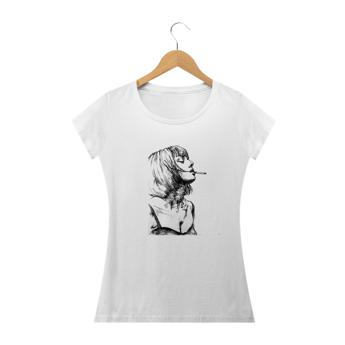 Nome do produto: Camiseta Mia Wallace - Baby Long Feminina