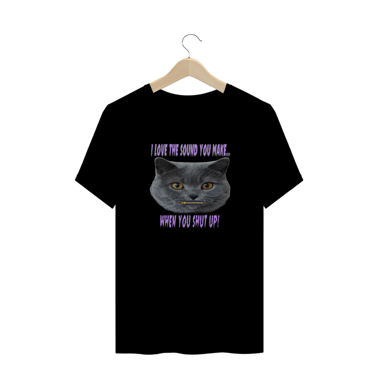 Nome do produto: Shut up cat. t-shirt