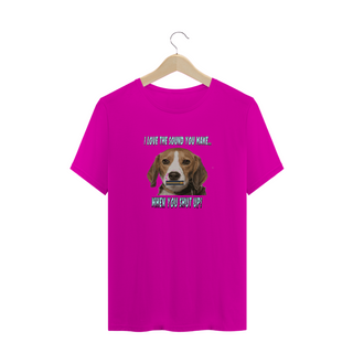 Nome do produtoCale-se cão. t-shirt