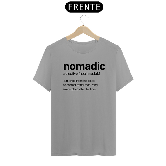 Camiseta Quality Cores - Nomadic Dicionário Grande