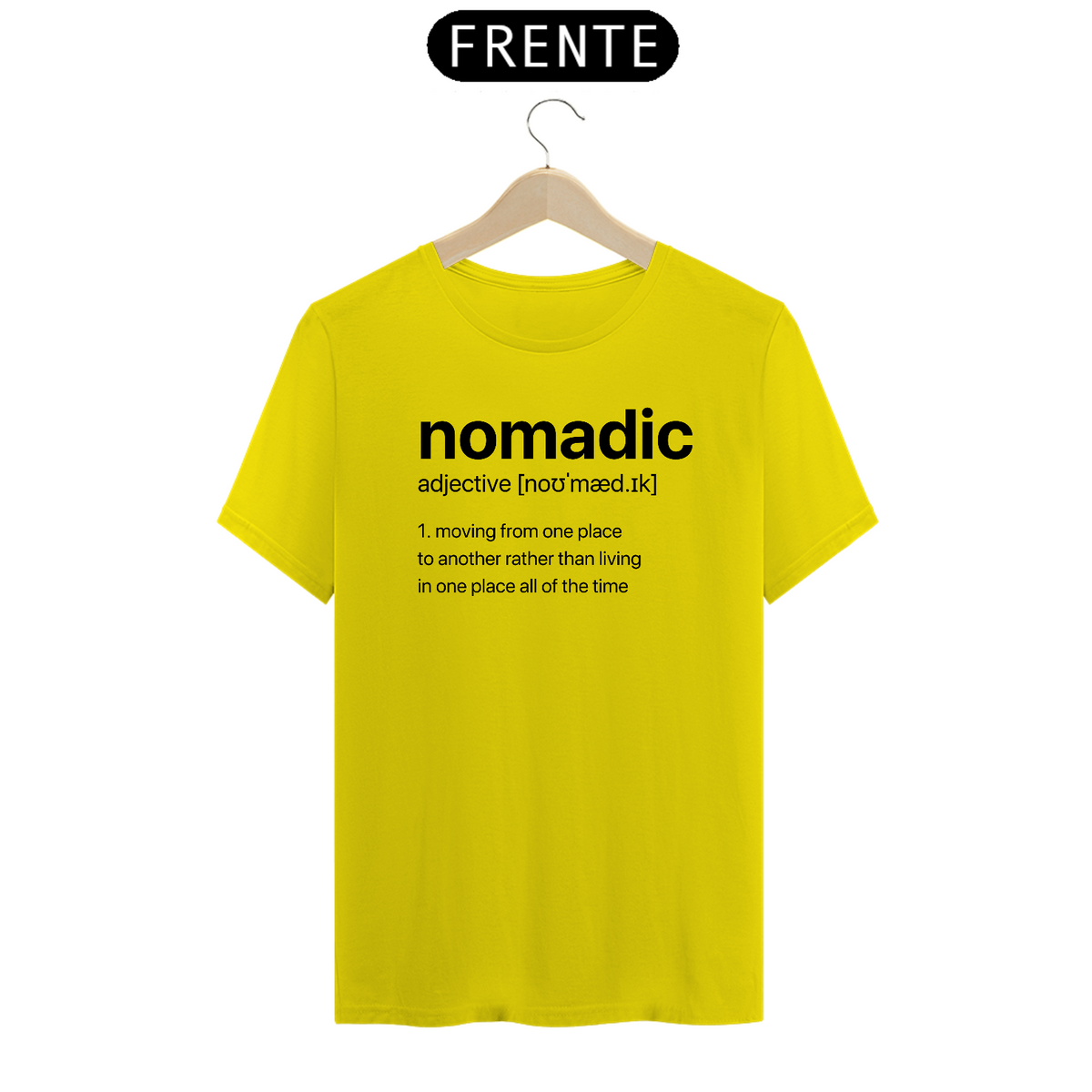 Nome do produto: Camiseta Quality Cores - Nomadic Dicionário Grande