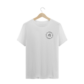 Camiseta Premium Branca - Logo Redonda The Nomadic Club