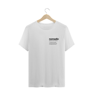 Camiseta Premium Branca - Nomadic Dicionário