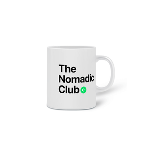 Nome do produtoCaneca Branca - The Nomadic Club Oficial