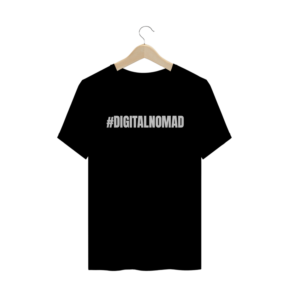 Nome do produto: Camiseta Quality - #DIGITALNOMAD (logo clara)