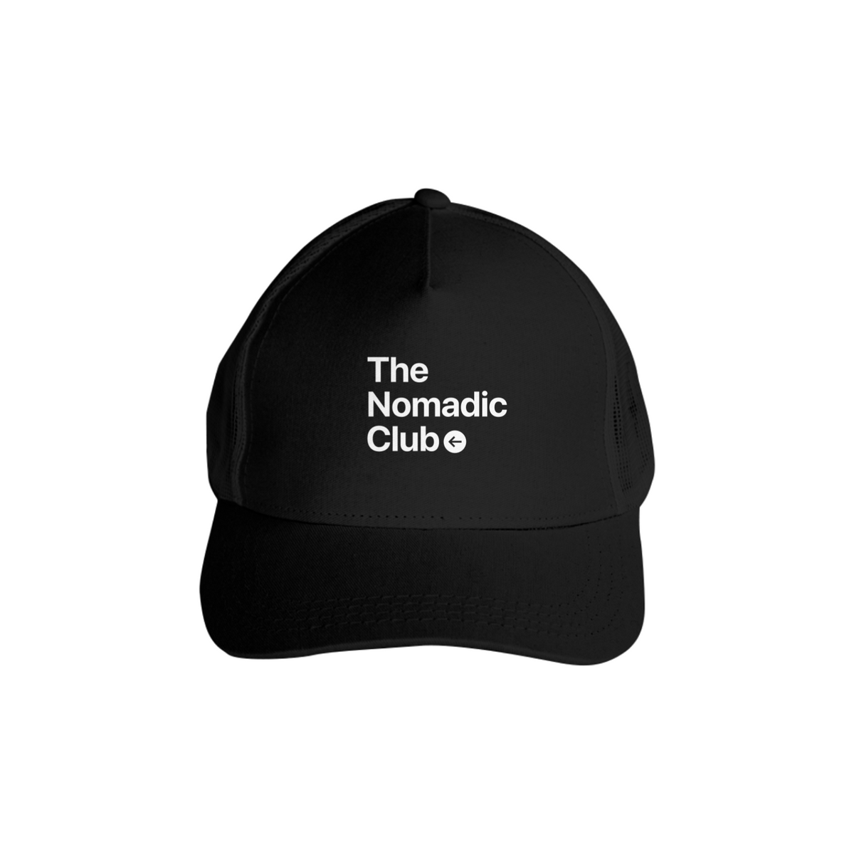 Nome do produto: Boné Preto - The Nomadic Club Oficial