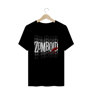 Camiseta Preta Project Zomboid Logo 2