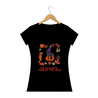 Camiseta Kawaii Gatinho Halloween