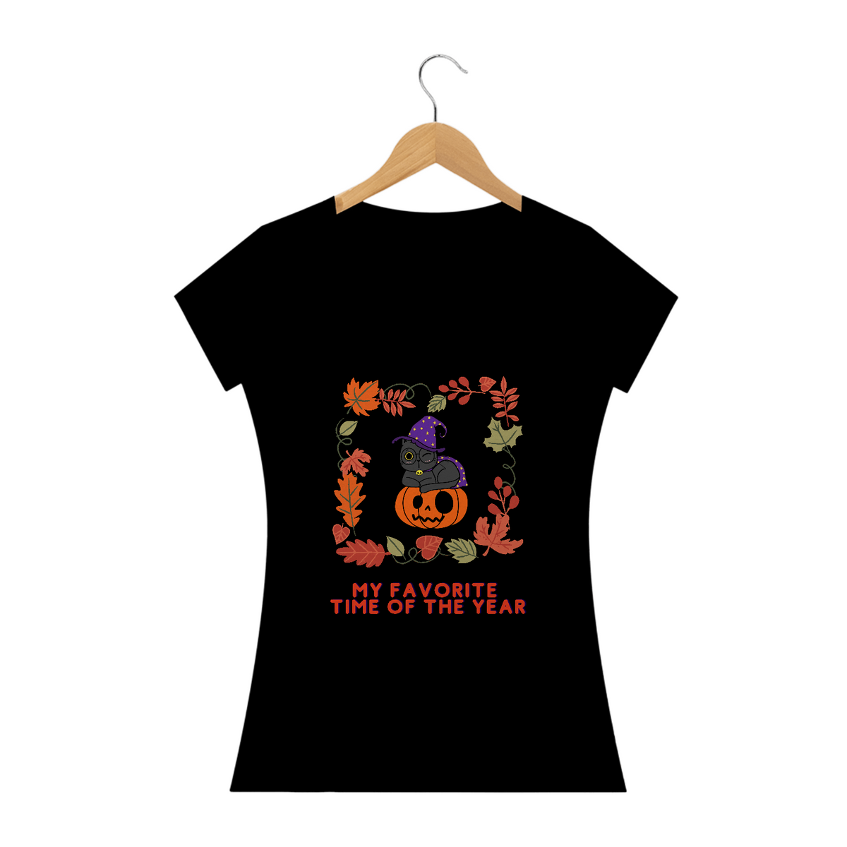 Nome do produto: Camiseta Kawaii Gatinho Halloween