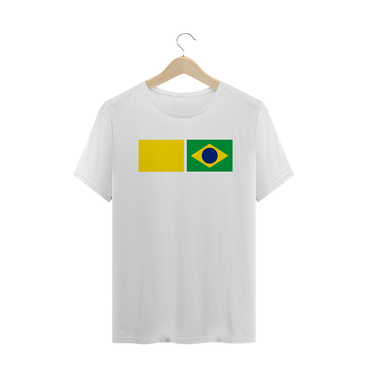 Nome do produto: Camista Brasil - amarelo