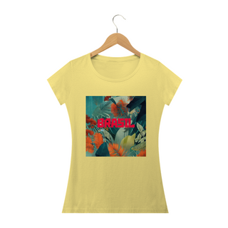 Nome do produtoCamiseta Baby Long do Brasil Tropical 1