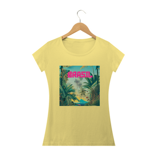 Nome do produtoCamiseta Baby long do Brasil tropical 2