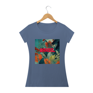 Nome do produtoCamiseta Baby Long do Brasil Tropical 1