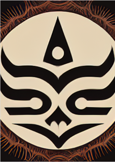 Nome do produtoPoster simbolo tribal 2