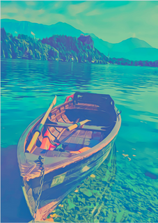 Poster Barco de Pesca