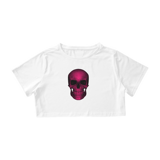 Nome do produtoCamiseta Cropped Pink Caveira