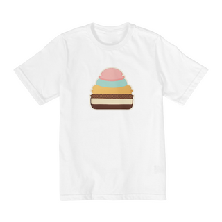 Nome do produtoCamiseta Infantil Sorvete 1