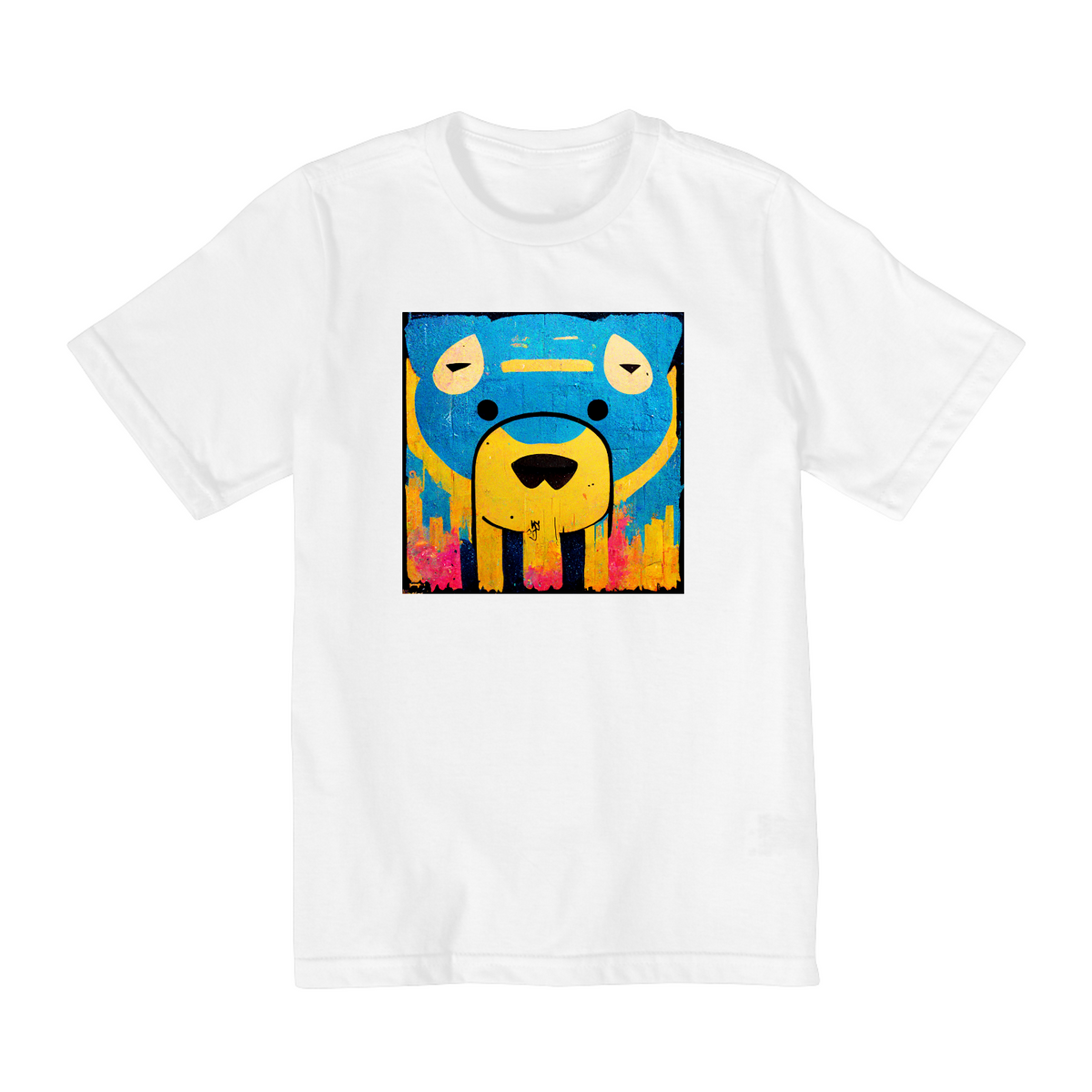 Nome do produto: Camiseta infantil Urso Graffitti