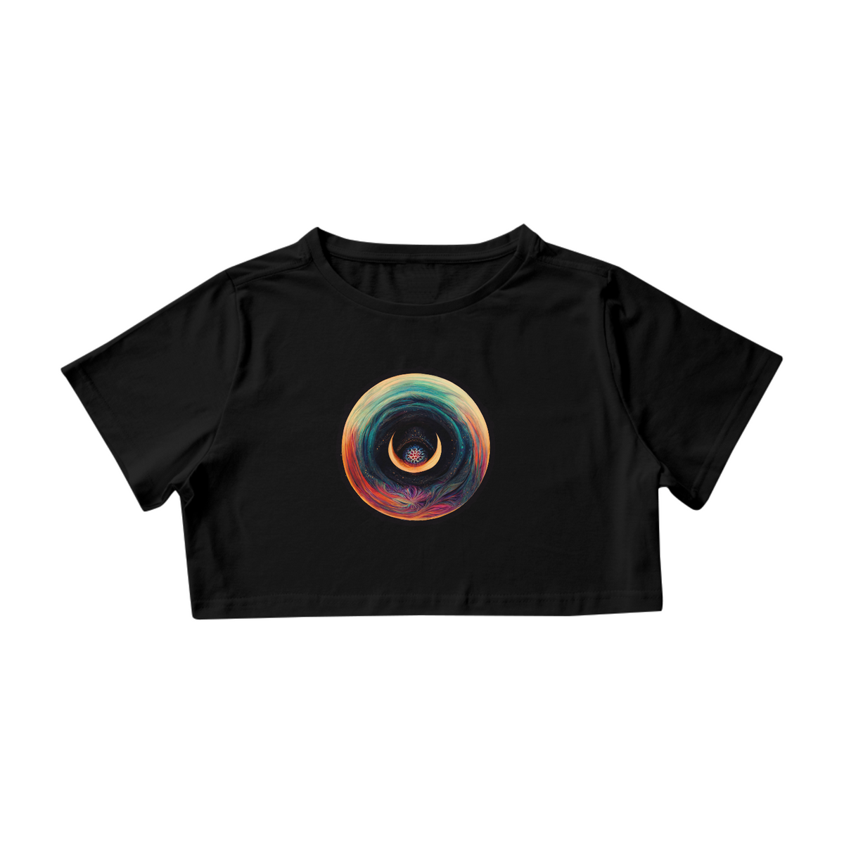 Nome do produto: Camiseta Cropped Espiral 1