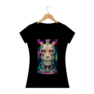 Nome do produtoCamiseta Baby Long Tigre Totem