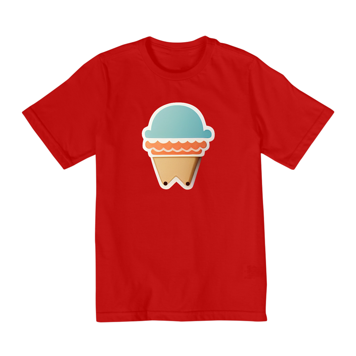Nome do produto: Camiseta Infantil Sorvete 3